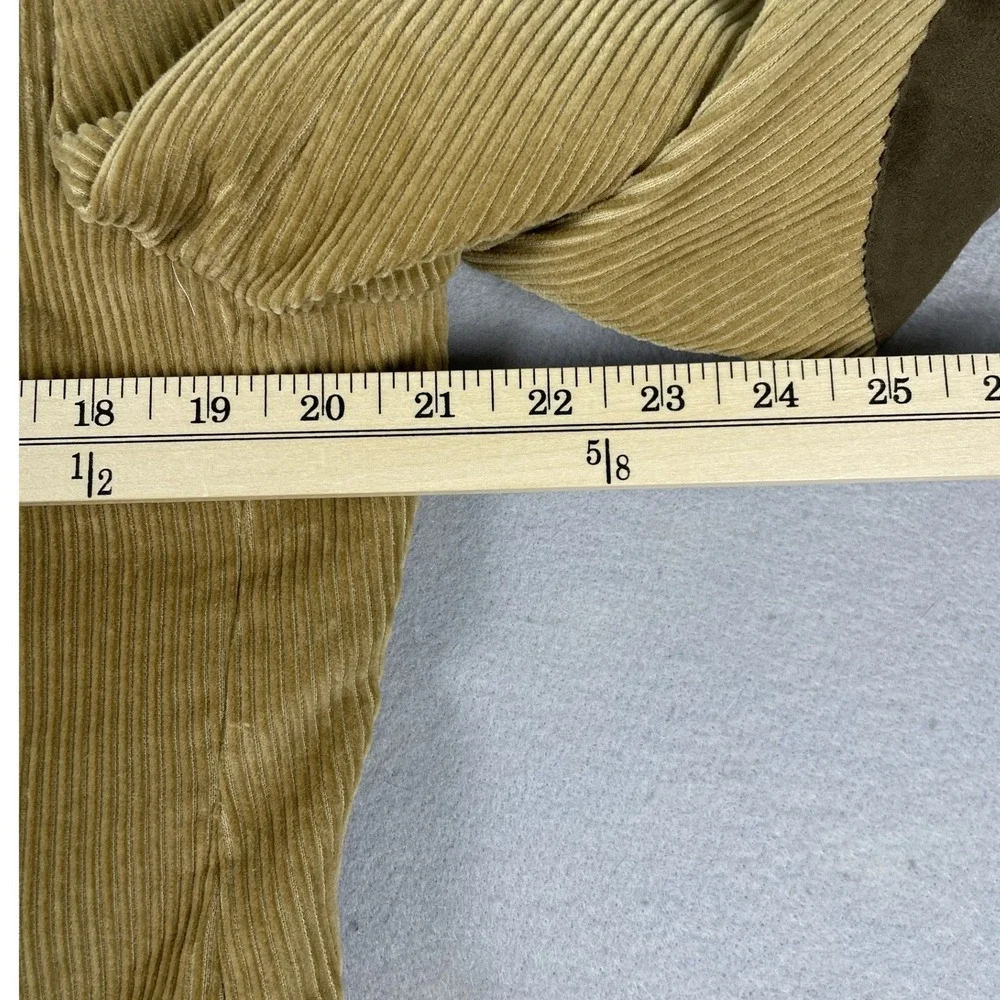 Lauren Ralph Lauren Blazer Mens 40R Tan Corduroy Sport Coat Elbow Patches
